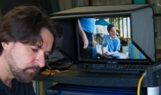 Ken monitoring the shoot