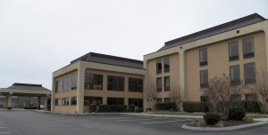 A view of the Hampton Inn Sevierville