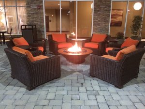 Outdoor Patio with Firepit